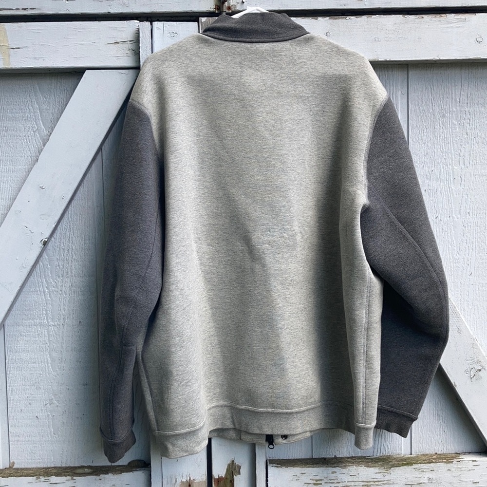 Nike Gray and Dark Gray Bomber Jacket - Picture 6 of 6